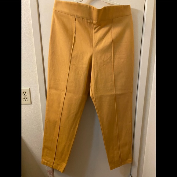 2X Mustard Yellow Trousers - Picture 2 of 3